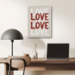 Love - Rood - Tekst PET vilt klein -sfeer5