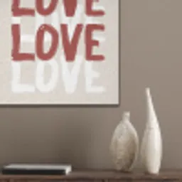 Love - Rood - Tekst PET vilt klein -sfeer6_closeup
