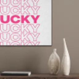 Lucky - Roze - Patroon PET vilt klein -sfeer6_closeup