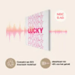 Lucky - Roze - Patroon PET vilt klein -USP_NL