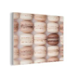 Macarons - Beige - Bruin PET vilt klein -3d