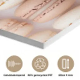 Macarons - Beige - Bruin PET vilt klein -closeup_NL