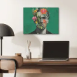 Man - Planten - Groen PET vilt klein -sfeer5