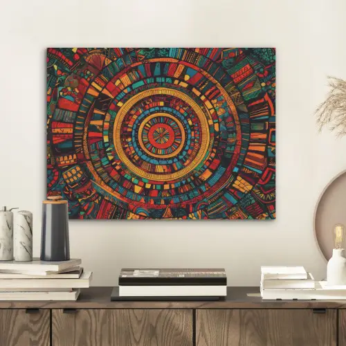 Mandala - Cirkels - Patronen PET vilt klein -sfeer1