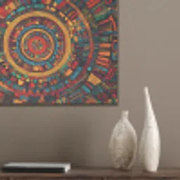 Mandala - Cirkels - Patronen PET vilt klein -sfeer6_closeup