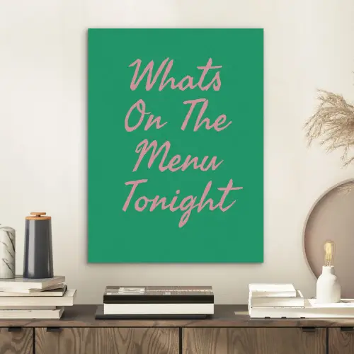 Menu - Quote - Roze PET vilt klein -sfeer1