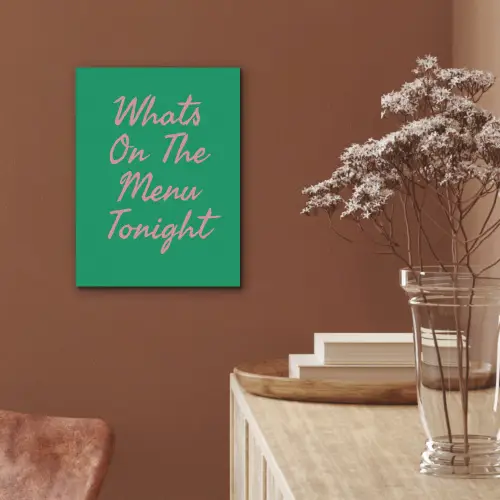 Menu - Quote - Roze PET vilt klein -sfeer4