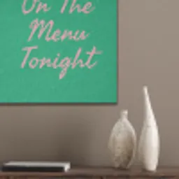 Menu - Quote - Roze PET vilt klein -sfeer6_closeup