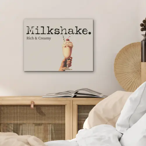 Milkshake - Kers - Rietje PET vilt klein -sfeer3