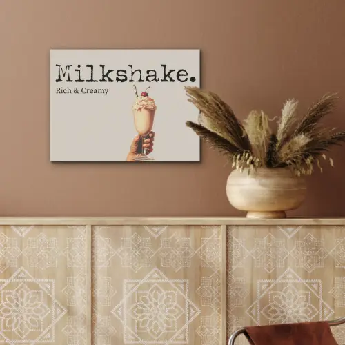 Milkshake - Kers - Rietje PET vilt klein -sfeer4