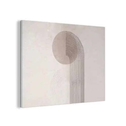 Minimalistisch - Cirkel - Lichtgrijs PET vilt klein -3d