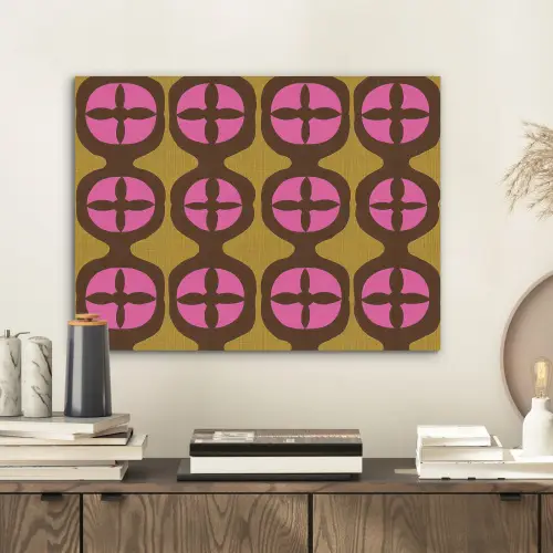 Modern - Patroon - Roze PET vilt klein 837 -sfeer1