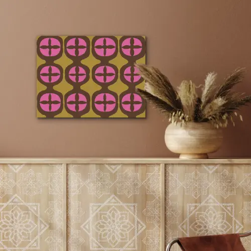 Modern - Patroon - Roze PET vilt klein 837 -sfeer4