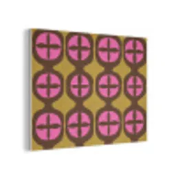Modern - Patroon - Roze PET vilt klein 837 -3d