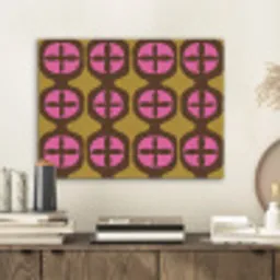 Modern - Patroon - Roze PET vilt klein 837 -sfeer1