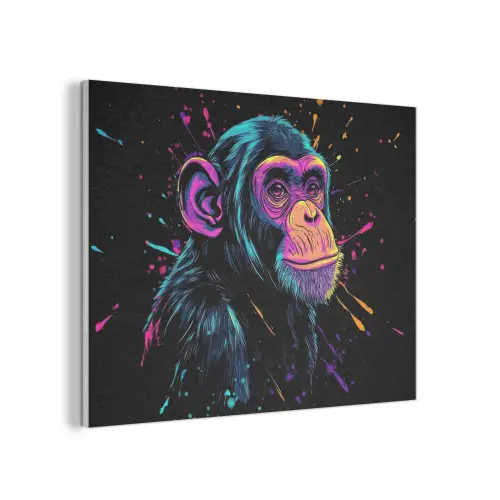 Aap - Verf - Neon - Kleur PET vilt klein -3d