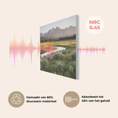 Berglandschap - Rivier - Bos PET vilt klein -USP_NL