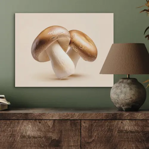 Champignons - Zacht - Beige PET vilt klein -sfeer2