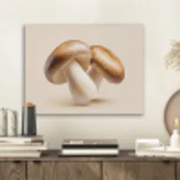 Champignons - Zacht - Beige PET vilt klein -sfeer1