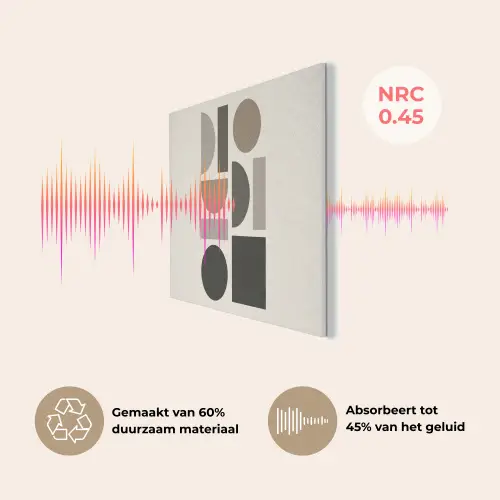 Natuurlijke tinten - Grafisch - Verticale compositie PET vilt klein -USP_NL