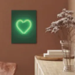 Neon - Groen - Licht PET vilt klein -sfeer4