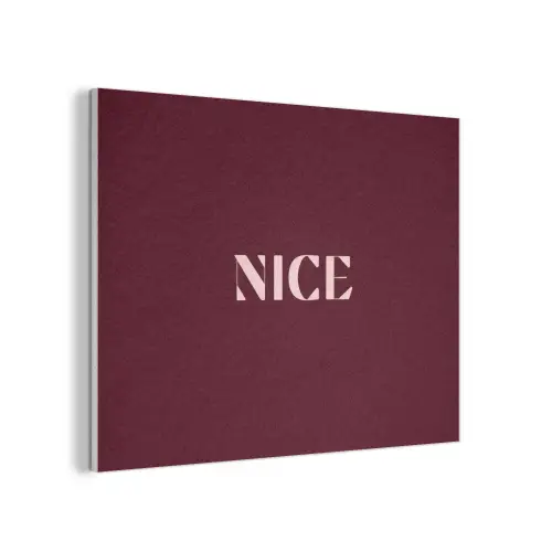 Nice - Bordeaux - Roze PET vilt klein -3d