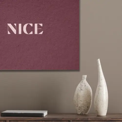 Nice - Bordeaux - Roze PET vilt klein -sfeer6_closeup