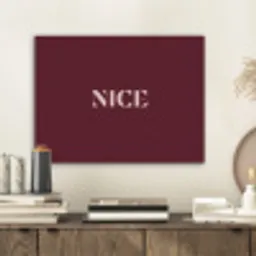 Nice - Bordeaux - Roze PET vilt klein -sfeer1