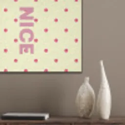 Nice - Stippen - Roze - Geel PET vilt klein -sfeer6_closeup