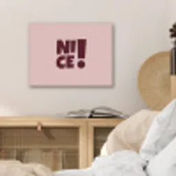 Nice - Uitroepteken - Roze PET vilt klein -sfeer3