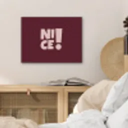 Nice - Uitroepteken - Rood PET vilt klein -sfeer3