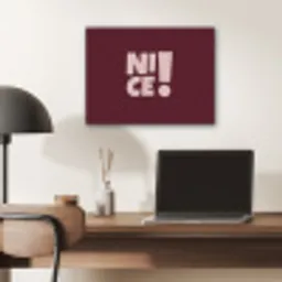 Nice - Uitroepteken - Rood PET vilt klein -sfeer5