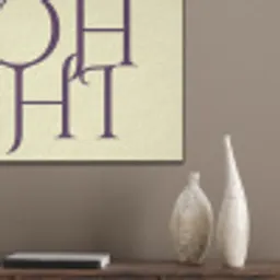 Oh hi - Geel - Monogram PET vilt klein -sfeer6_closeup