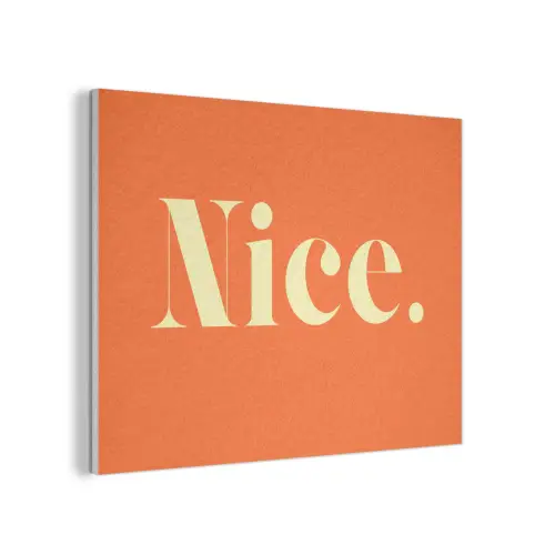 Oranje - Gebroken wit - Nice PET vilt klein -3d