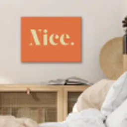 Oranje - Gebroken wit - Nice PET vilt klein -sfeer3