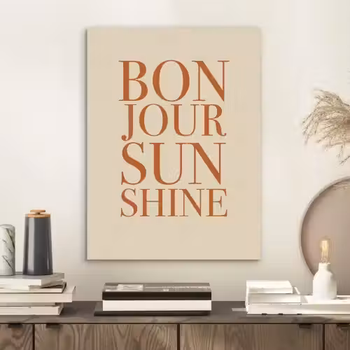 Oranje - Quote - Sun PET vilt klein -sfeer1