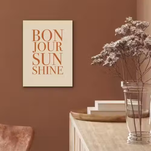 Oranje - Quote - Sun PET vilt klein -sfeer4