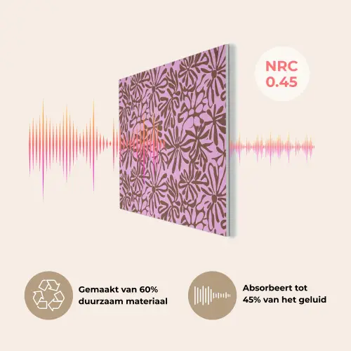 Organisch - Patroon - Roze PET vilt klein 837 -USP_NL
