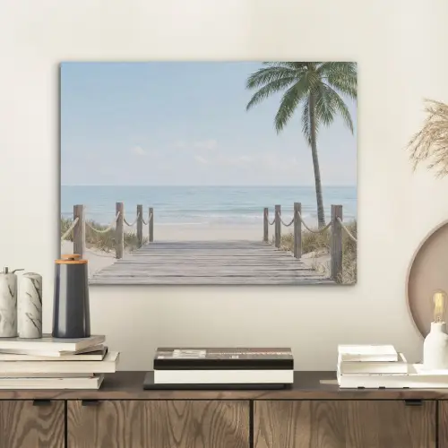 Palmbomen - Pad - Horizon PET vilt klein -sfeer1