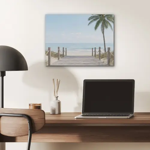 Palmbomen - Pad - Horizon PET vilt klein -sfeer5