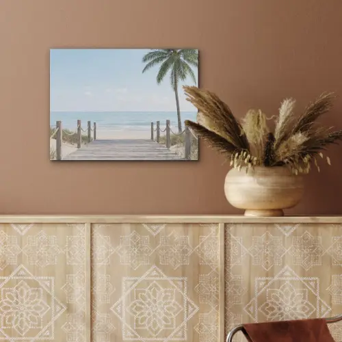 Palmbomen - Pad - Horizon PET vilt klein -sfeer4