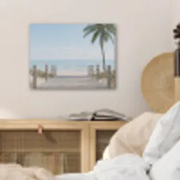 Palmbomen - Pad - Horizon PET vilt klein -sfeer3
