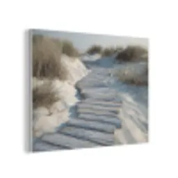 Pad - Planken - Duinen - Gras PET vilt klein -3d