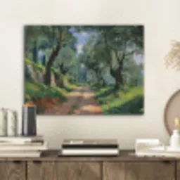 Pad - Bomen - Schaduw - PET vilt klein -sfeer1