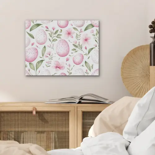 Patroon - Eieren - Roze - Pasen PET vilt klein -sfeer3