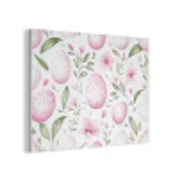Patroon - Eieren - Roze - Pasen PET vilt klein -3d