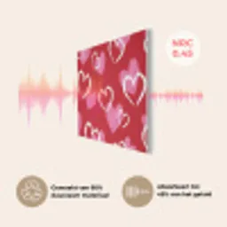 Patroon - Hartjes - Roze - Valentijn PET vilt klein -USP_NL