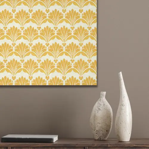 Patroon - Motief - Geel PET vilt klein 837 -sfeer6_closeup