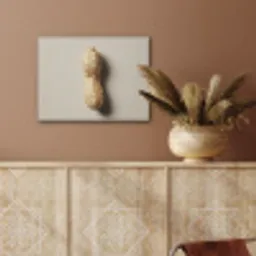Pinda - Ruw - Beige PET vilt klein -sfeer4