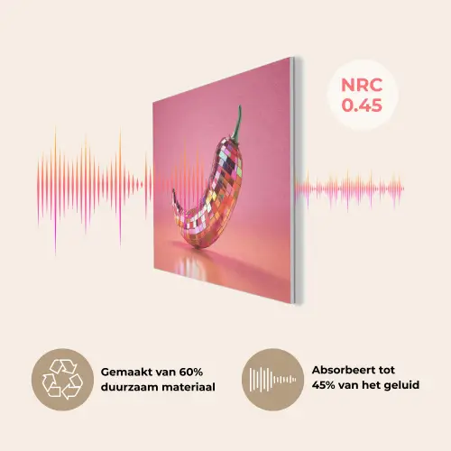 Peper - Disco - Rood - Glitter PET vilt klein -USP_NL